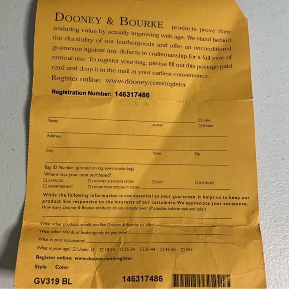 Dooney& Bourke Bailey Bag - Picture 9 of 11